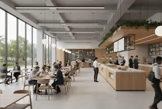 Cafeteria at Shree Laxmi Blanca Commercial